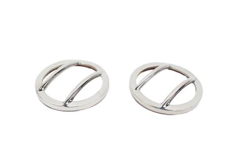 Jeep JK Side Marker Covers Pair 07-18 Wrangler JK Polished Silver Kentrol