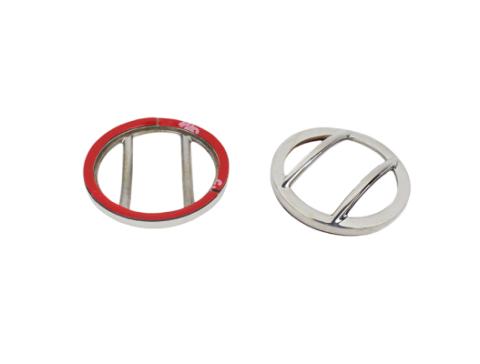 Jeep JK Side Marker Covers Pair 07-18 Wrangler JK Polished Silver Kentrol