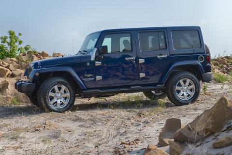 Jeep JK Side Marker Covers Pair 07-18 Wrangler JK Polished Silver Kentrol