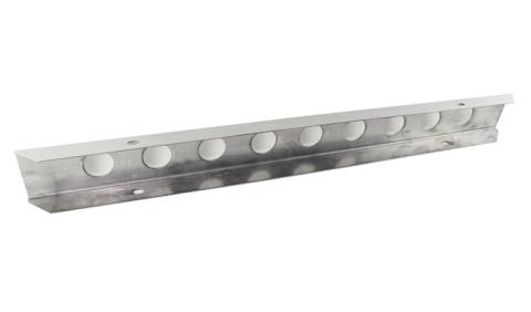 Jeep CJ 42 Inch Front Bumper with holes 45-86 CJ Polished Silver Kentrol