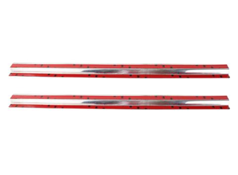 Jeep TJ Entry Guards Pair 97-06 Wrangler TJ Polished Silver Kentrol