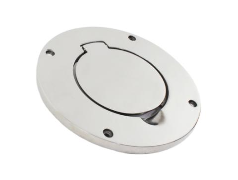 Jeep TJ Billet Style Gas Hatch 97-06 Wrangler TJ Polished Silver Kentrol