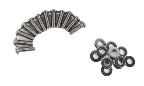 Jeep JK Windshield Supports Pair 07-18 Wrangler JK Polished Silver Kentrol