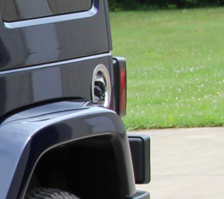 Jeep JK Gas Filler Neck 4 Door 07-18 Wrangler JK Polished Silver Kentrol