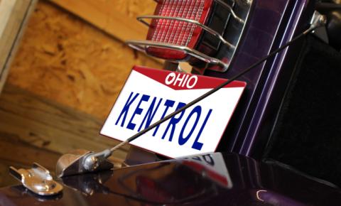 Jeep CJ Tailgate Pivot Latch Assembly Fiberglass Body 76-86 CJ Polished Silver Kentrol