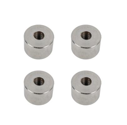 Jeep TJ OEM Anti-Theft Door Nuts 97-06 Wrangler TJ Polished Silver Kentrol