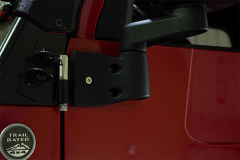 Jeep TJ Door Hinge Set of 4 Pieces Polished For 03-06 Jeep Wrangler TJ Kentrol