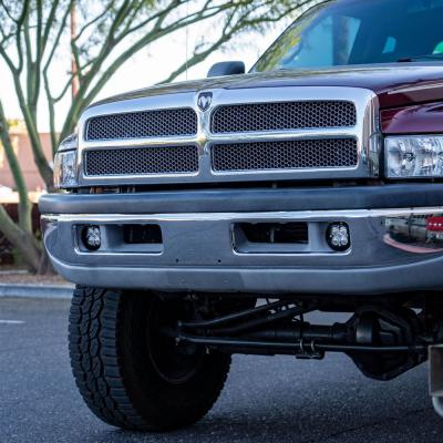 94-02 RAM 1500/2500/3500 Fog Light Mount - Chrome Bumper SDHQ Offroad