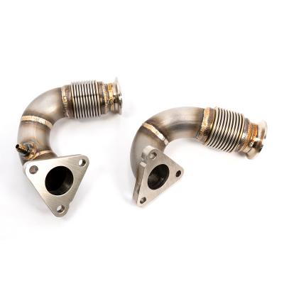 11-14 Pickup/11-16 Chassis Cab Ford 6.7L Power Stroke High-Flow Up-Pipes-Stainless Steel Pacific Performance Engineering