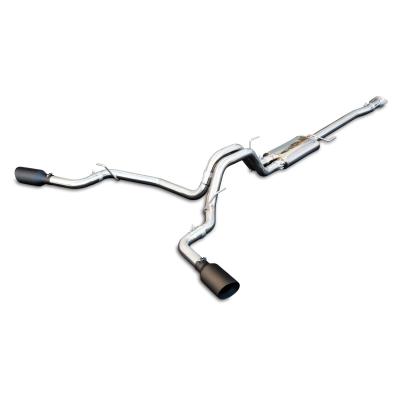 Exhaust Cat Back Ford F150 (2009-2014) Polish Tube Black Tips