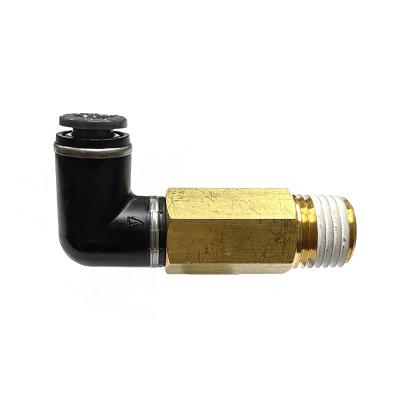 Airline Fitting Extended Swivel Elbow 1/4 Inch NPT To 1/4 Inch Swivel Elbow Fit 4800 Ridetech