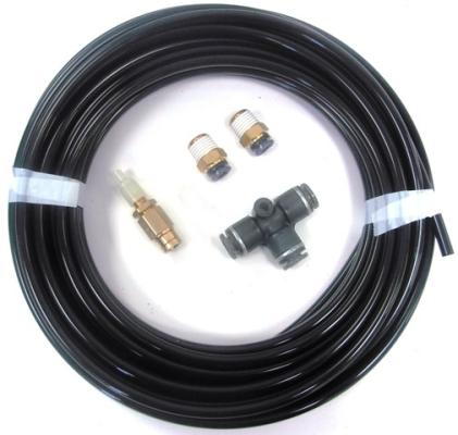 Inflation Kit W/ 30 Foot 1/4 Inch Airline 2 1/4 Inch NPT Straights 1 T And 1 Schrader Ridetech