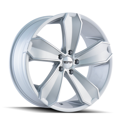 Touren Wheels TR71 3271 Gloss Silver Machined Face 20X8.5 5-120 30MM 74.1MM