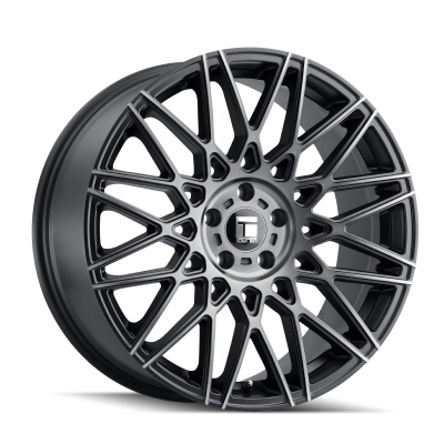 Touren Wheels TR78 3278 Matte Black Brushed With Dark Tint 18X8 5-100 40MM 56.1MM