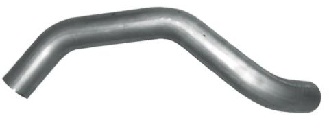 Exhaust Pipe 4 Inch 01-Early 07 Silverado/Sierra 2500/3500 Diesel First Section Driver Side Steel Exhaust Tail Pipe Diamond Eye