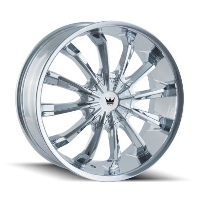 Cast Aluminum Wheels Fusion 341 CH 24x9.5 Chrome 5 On 115/5 On 120 Bolt Pattern 18 Offset Mazzi Wheels