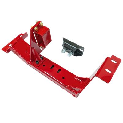 98-02 F-Body T56 Transmission Crossmember With Torque Arm Relocation Bracket Red J&M Products