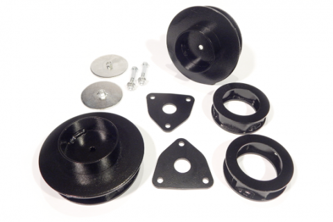 RAM 2.5 Inch Front And Rear Leveling Coil Spring Spacer Kit For 12-18 Ram 1500 4WD Does Not Fit Models Equipped With Air Ride Southern Truck Lifts