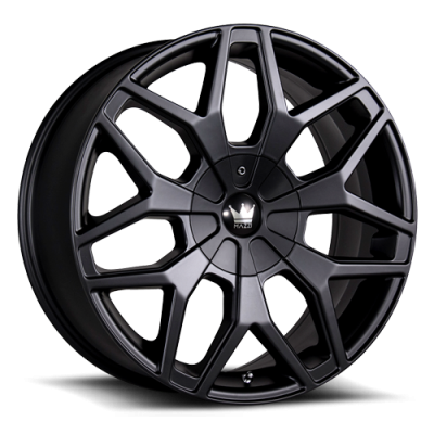 Cast Aluminum Wheels Profile 367 MB 24x9.5 Matte Black 5 On 115/5 On 120 Bolt Pattern 18 Offset Mazzi Wheels