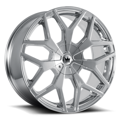 Cast Aluminum Wheels Profile 367 CH 24x9.5 Chrome 6 On 135/6 On 139.7 Bolt Pattern 30 Offset Mazzi Wheels