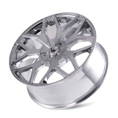 Cast Aluminum Wheels Profile 367 CH 24x9.5 Chrome 6 On 135/6 On 139.7 Bolt Pattern 30 Offset Mazzi Wheels