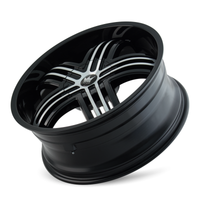 Cast Aluminum Wheels Entice 368 GBM 22x9.5 Machined Face Gloss Black 5 On 115/5 On 139.7 Bolt Pattern 18 Offset Mazzi Wheels