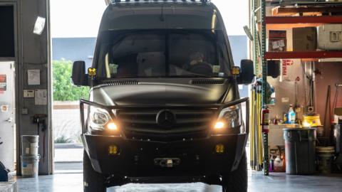 07-18 Sprinter Van 2nd Gen A Pillar Mounts SDHQ Offroad