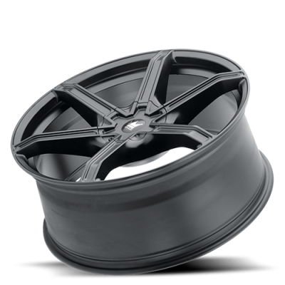 Cast Aluminum Wheels Stilts 371 MB 18x8 Matte Black 5 On 108/5 On 114.3 Bolt Pattern 35 Offset Mazzi Wheels