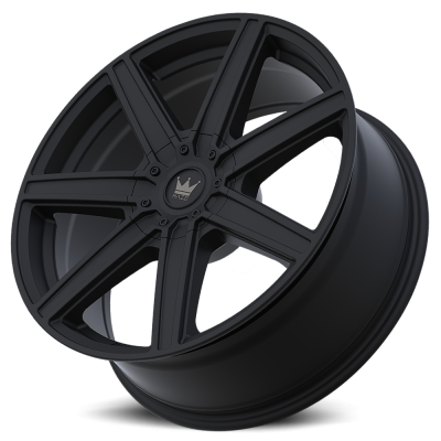 Cast Aluminum Wheels Laguna 376 MB 22x9.5 Matte Black 5 On 115 Bolt Pattern 18 Offset 74.1 Bore Mazzi Wheels
