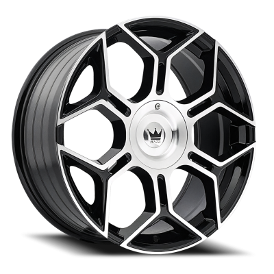 Cast Aluminum Wheels Libra 379 20x8.5 Machined Face Gloss Black 5 On 108/5 On 114.3 Bolt Pattern 35 Offset Mazzi Wheels