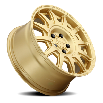 Aluminum Wheels 17x8 Aero 401GD Gold Multi Spoke 40 Offset 5 on 100 Bolt Pattern 72.62 Bore Raceline