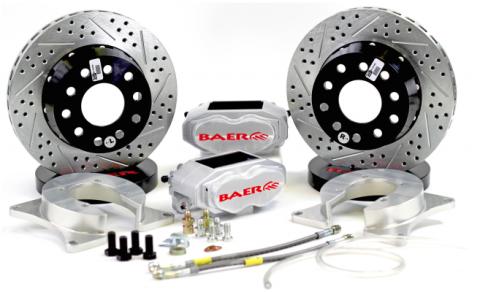 Brake System 11 Inch Rear SS4+ Deep Stage Clear Ford 8.8 Inch C Clip BAER Brakes