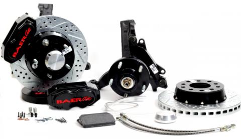 Brake System 11 Inch Front SS4+ Black 78-87 GM G Body BAER Brakes