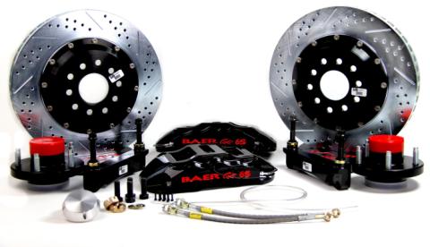 Brake System 14 Inch Front Extreme+ Black 65-66 Ford/RideTech Mustang BAER Brakes