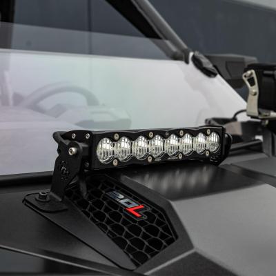S8 10 Inch Light Bar Hood Mount Kit Polaris 2025 RZR ProR; ProS; ProXP, Clear Baja Designs
