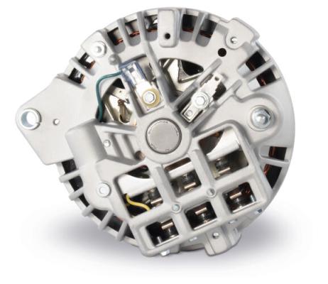 Alternator 110 AMP Chrysler/Mopar 1-Wire Style V-Belt Pulley Natural Proform