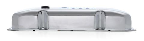 Engine Valve Covers Steel Chrome Mopar Emblem Fits B/RB/Big Block Engines Proform