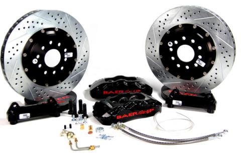 Brake System 14 Inch Front Pro+ Black 02-05 Impreza BAER Brakes
