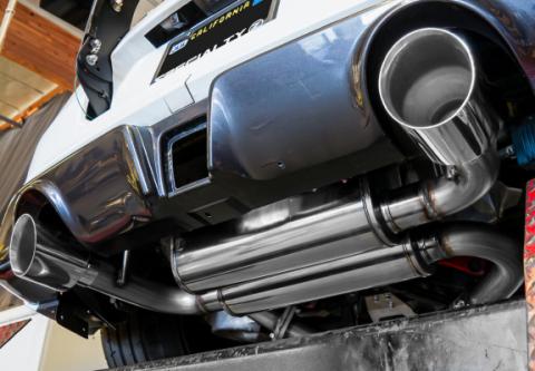 09-20 Nissan 370Z Z34 Cat Back Exhaust with Burnt Tips Stillen