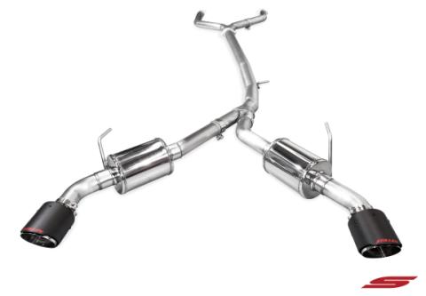 Infiniti Q50 3.0t Cat Back Exhaust w/ Carbon Fiber Tips For 16-21 Infiniti Q50 3.0t Stillen