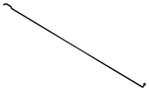 Jeep TJ Hood Prop Rod 97-06 Wrangler TJ Powdercoat Black Kentrol