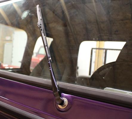 Jeep CJ Windshield Wiper Arms Pair 68-86 CJ Powdercoat Black Kentrol