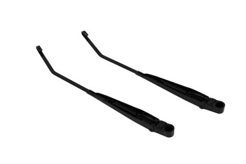 Jeep TJ Windshield Wiper Arms Pair 97-06 Wrangler TJ Powdercoat Black Kentrol
