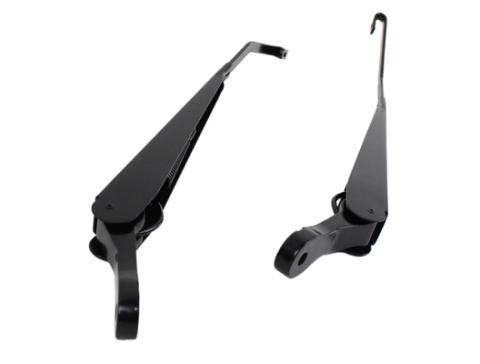 Jeep JK Windshield Wiper Arms Pair 07-18 Wrangler JK Powdercoat Black Kentrol