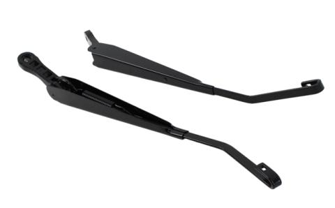 Jeep JK Windshield Wiper Arms Pair 07-18 Wrangler JK Powdercoat Black Kentrol