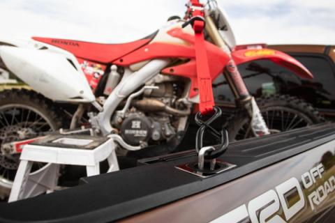 Gunmetal Flush Fit Retractable Tie-Down Anchors '95 -Up Dodge RAM 1500/2500/3500 14 -19 Toyota Tundra Crew Max 22+ Hyundai Santa Cruz Bullring