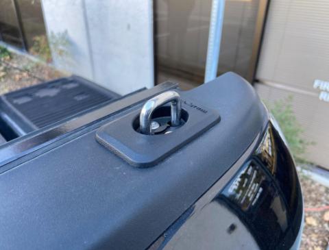 Raised Fit Retractable Tie-Down Anchors 2009+ Dodge RAM 1500/2500/3500 '14 -19 Toyota Tundra CrewMax 22'+ Hyundai Santa Cruz Bullring