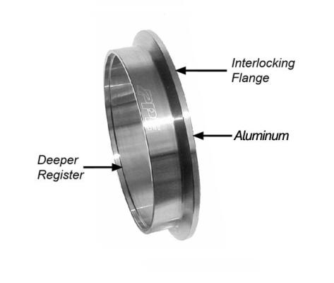 1.5 Inch QR Aluminum V-Band 3 Pc Set 1C 1M 1F PPE Diesel
