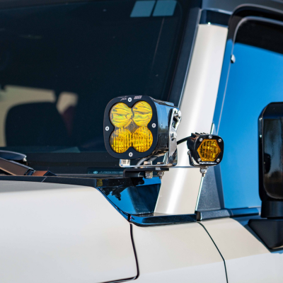 24-Present Lexus GX550 Laser Cut A-Pillar Crowl Panels Gloss Black SDHQ Offroad