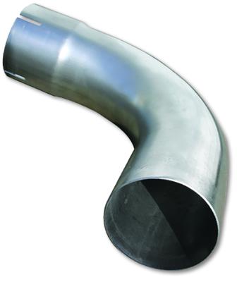 Exhaust Pipe Elbow 90 Degree L Bend 3 Inch Aluminized Performance Exhaust Elbow Diamond Eye